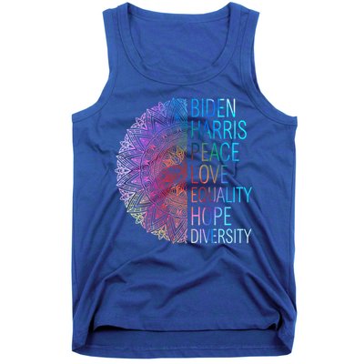 Wo Biden Harris Peace Love Equality Hope Diversity Gift Tank Top