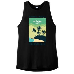 Wailea Beach Hawaii Ladies PosiCharge Tri-Blend Wicking Tank