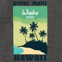 Wailea Beach Hawaii Vector Backpack