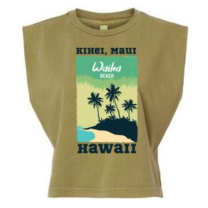 Wailea Beach Hawaii Garment-Dyed Women's Muscle Tee