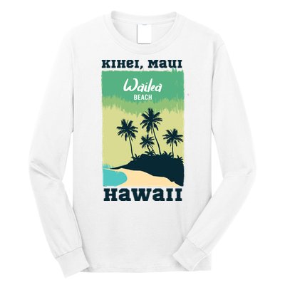 Wailea Beach Hawaii Long Sleeve Shirt