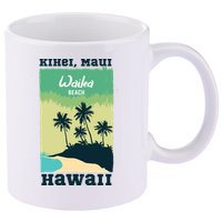 Wailea Beach Hawaii 11oz C Handle Ceramic Mug