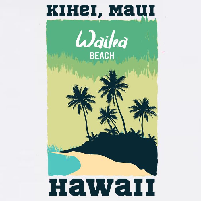 Wailea Beach Hawaii 11oz C Handle Ceramic Mug
