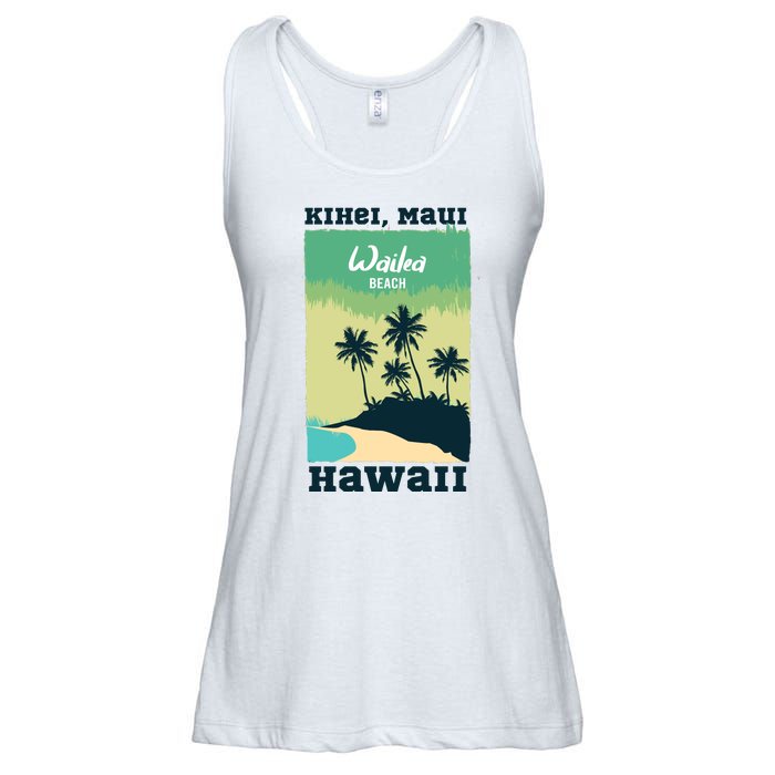 Wailea Beach Hawaii Ladies Essential Flowy Tank