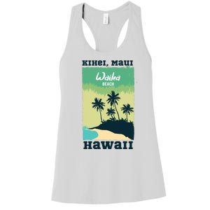 Wailea Beach Hawaii Women's Racerback Tank