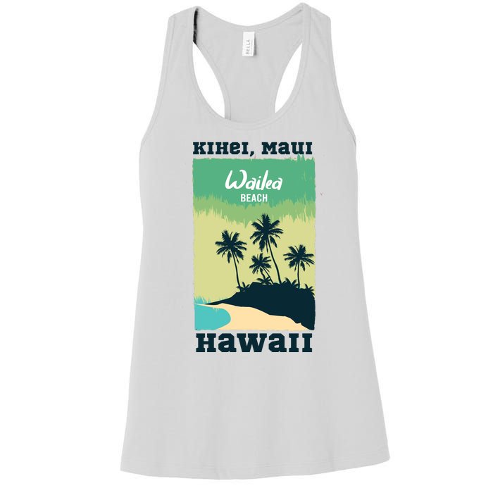 Wailea Beach Hawaii Women's Racerback Tank