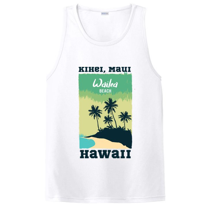 Wailea Beach Hawaii PosiCharge Competitor Tank