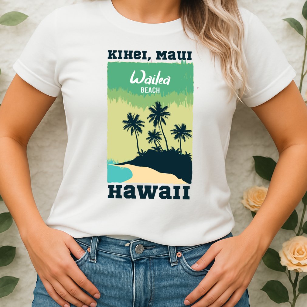 Wailea Beach Hawaii Womens T-Shirt