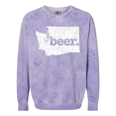 Washington Beer Home State Love Drink Beer From Here Colorblast Crewneck Sweatshirt