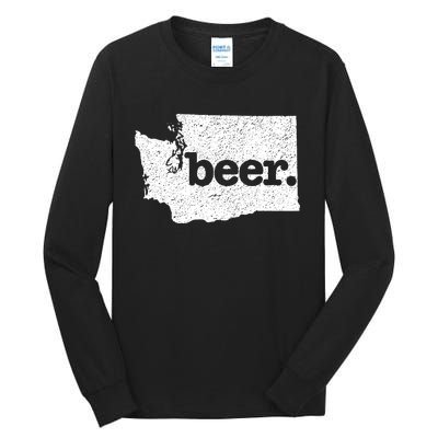 Washington Beer Home State Love Drink Beer From Here Tall Long Sleeve T-Shirt