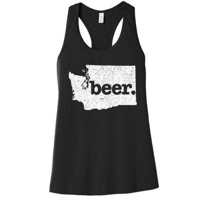 Washington Beer Home State Love Drink Beer From Here Women's Racerback Tank