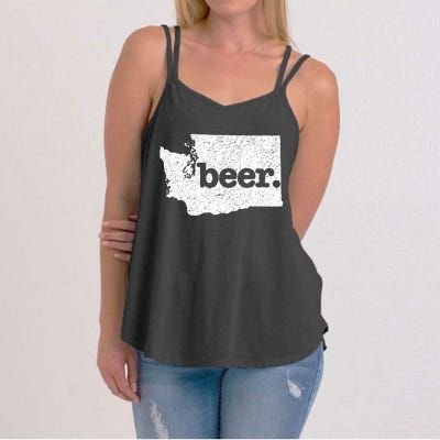 Washington Beer Home State Love Drink Beer From Here Women's Strappy Tank