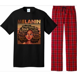 Wo Black History Juneteenth Melanin Birthday Gift Pajama Set