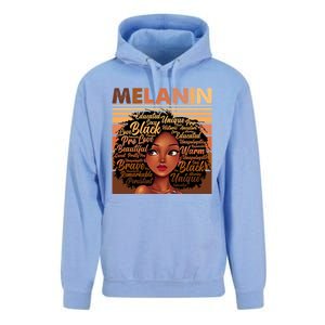 Wo Black History Juneteenth Melanin Birthday Gift Unisex Surf Hoodie