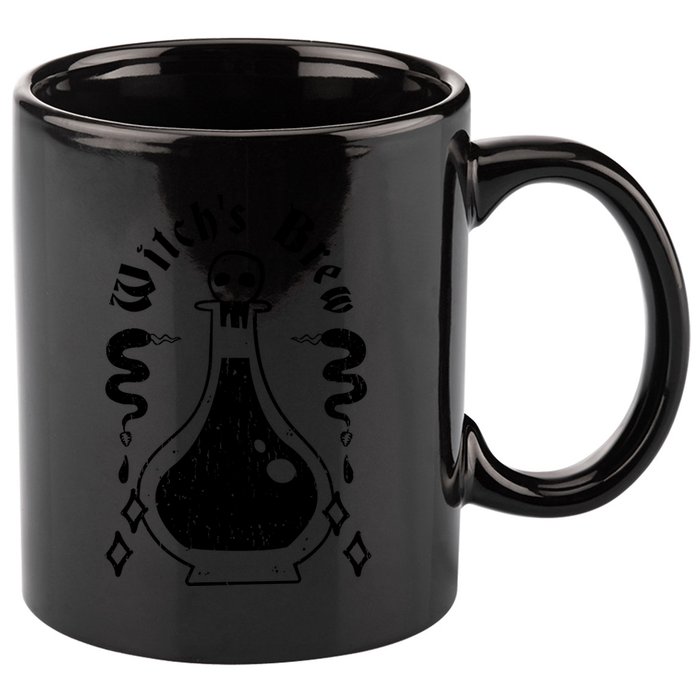 Witch's Brew Halloween 11oz C Handle Ceramic Mug