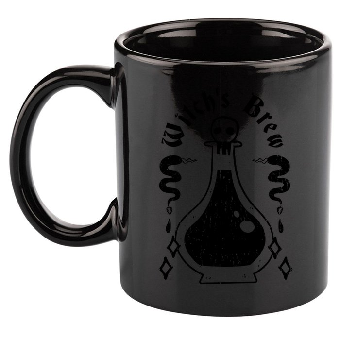 Witch's Brew Halloween 11oz C Handle Ceramic Mug