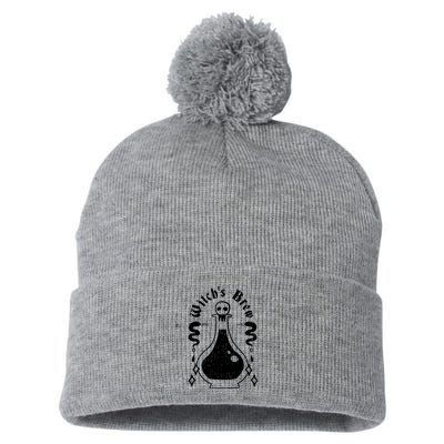Witch's Brew Halloween Pom Pom 12in Knit Beanie