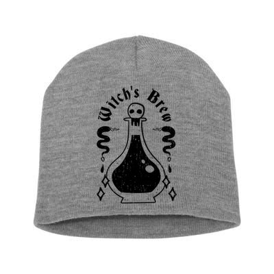 Witch's Brew Halloween Short Acrylic Beanie