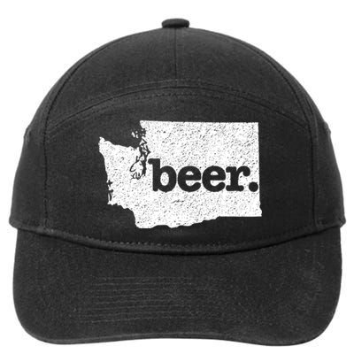 Washington Beer Home State Love Drink Beer From Here 7-Panel Snapback Hat