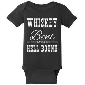 Whiskey Bent Hellbound Baby Bodysuit