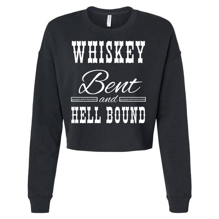 Whiskey Bent Hellbound Cropped Pullover Crew