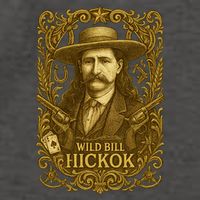 Wild Bill Hickok Vector Backpack