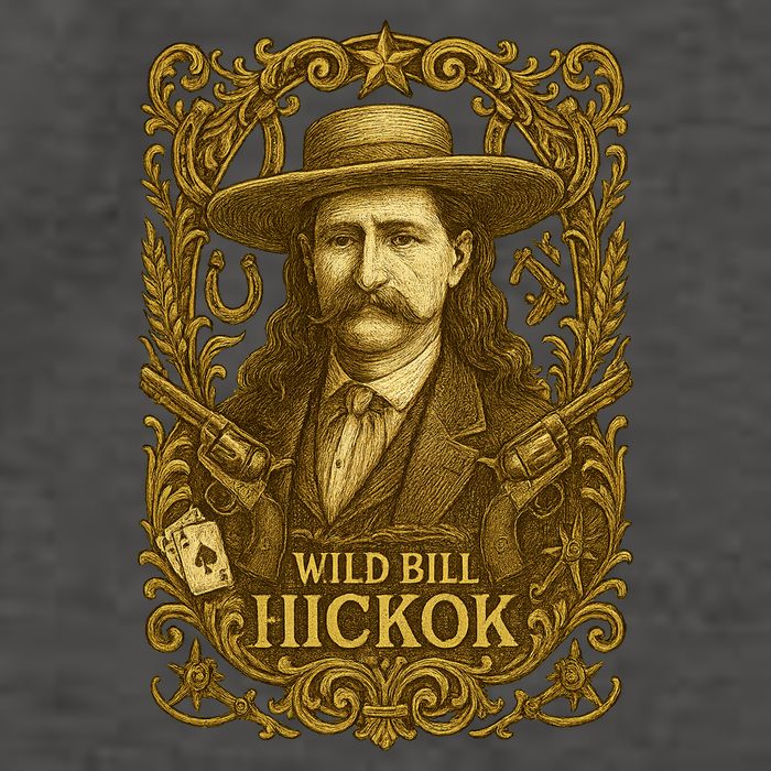 Wild Bill Hickok Vector Backpack