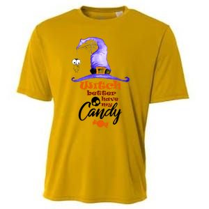 Witch Better Have My Candy Purple Hat With Spider Halloween Gift Cooling Performance Crew T-Shirt