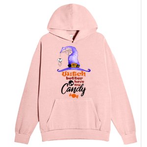 Witch Better Have My Candy Purple Hat With Spider Halloween Gift Urban Pullover Hoodie