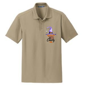 Witch Better Have My Candy Purple Hat With Spider Halloween Gift Dry Zone Grid Polo