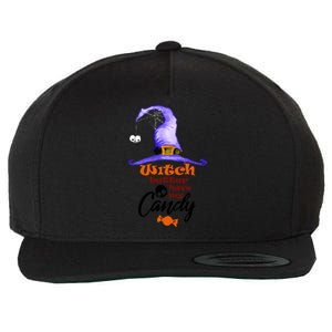 Witch Better Have My Candy Purple Hat With Spider Halloween Gift Wool Snapback Cap