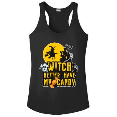 Witch Better Have My Candy Halloween Meaningful Gift Ladies PosiCharge Competitor Racerback Tank