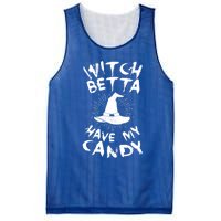 Witch Better Have My Candy Scary Night Party Tricks Treats Cute Gift Mesh Reversible Basketball Jersey Tank