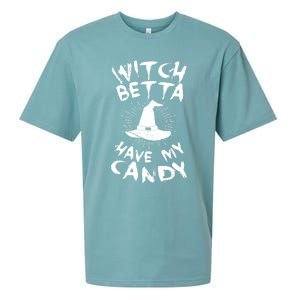 Witch Better Have My Candy Scary Night Party Tricks Treats Cute Gift Sueded Cloud Jersey T-Shirt