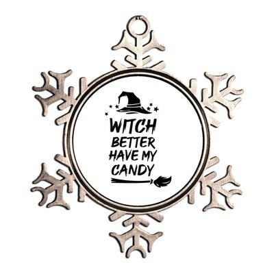 Witch Better Have My Candy Gift Metallic Star Ornament