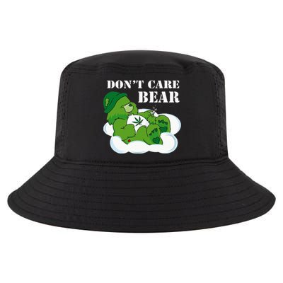 Weed bear herb bear don't care cute bear gift Cool Comfort Performance Bucket Hat