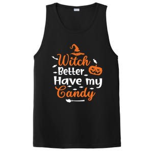 Witch Better Have My Friends Candy Halloween Pumpkin Gift PosiCharge Competitor Tank