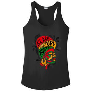 Women's Black History Month Proud African Pride Black Queen. Ladies PosiCharge Competitor Racerback Tank