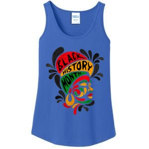 Women's Black History Month Proud African Pride Black Queen. Ladies Essential Tank