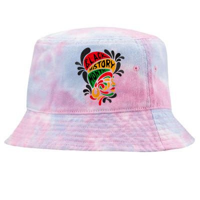 Women's Black History Month Proud African Pride Black Queen. Tie-Dyed Bucket Hat