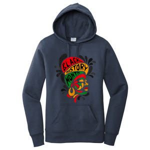 Women's Black History Month Proud African Pride Black Queen. Women's Pullover Hoodie