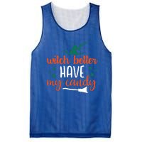 Witch Better Have My Happy Candy Halloween Spell Gift Mesh Reversible Basketball Jersey Tank