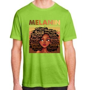 Wo Black History Juneteenth Melanin Birthday Gift Adult ChromaSoft Performance T-Shirt