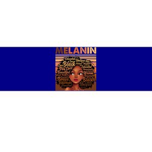 Wo Black History Juneteenth Melanin Birthday Gift Bumper Sticker