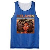 Wo Black History Juneteenth Melanin Birthday Gift Mesh Reversible Basketball Jersey Tank