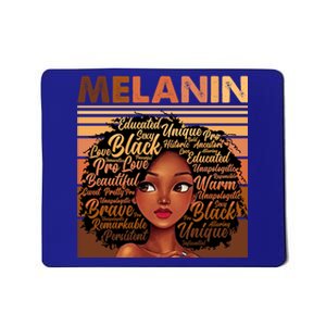 Wo Black History Juneteenth Melanin Birthday Gift Mousepad