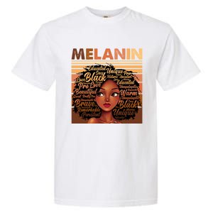 Wo Black History Juneteenth Melanin Birthday Gift Garment-Dyed Heavyweight T-Shirt