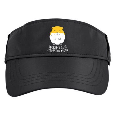 Worlds Best Hamster Mom Funny Hamster Mom Gift Adult Drive Performance Visor