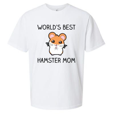 Worlds Best Hamster Mom Sueded Cloud Jersey T-Shirt