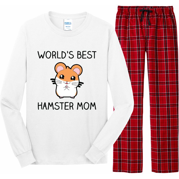 Worlds Best Hamster Mom Long Sleeve Pajama Set